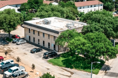 Aerial view of VND's new headquarters building, 2022