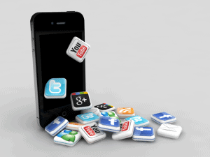 iphone-and-social-media-icons